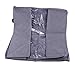 Keyzone Bamboo Folding Clothes Charcoal Sweater Blanket Closet Organizer Storage Bag Box