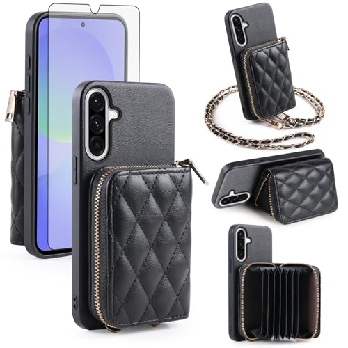 Furiet Argyle Flip Wallet Cover for Samsung Galaxy A56 5G Women Girls Black at Amazon