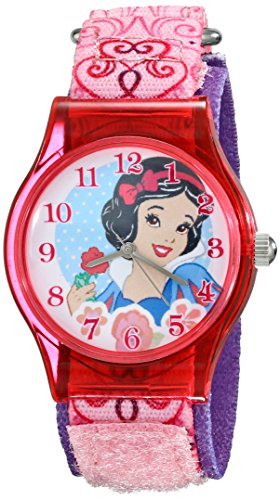 Disney Kids' W001966 Snow White Analog Display Analog Quartz Pink Watch