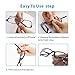 Anti-Slip Eyeglasses Nose Pads, Rewoot 25 Pairs Glasses Adhesive Thin Nosepads for Glasses Eyeglasses Sunglasses (Transparent,1mm)