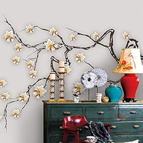 Wall Murals for Bedroom Chinese Style Removable Wallpaper Peel and Stick Wall Stickers - 66x96 inches