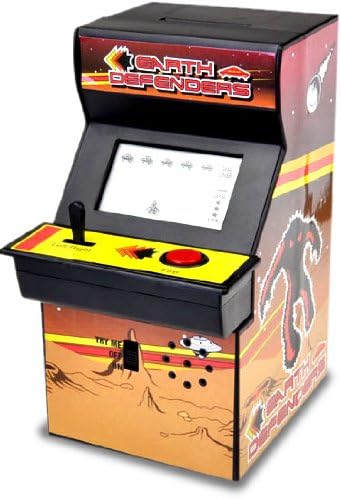 Amazon 懐かしの ゲームセンター アーケード風 貯金箱 インテリアにも 貯金箱 おもちゃ