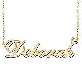 RONKAHSHOW Deborah Custom Name Necklace Customized