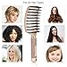 SUPRENT Curved Brush Hair Brush for Hair Drying, Detangling, and Styling, Gold