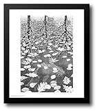Three Worlds 15x18 Framed Art Print by Escher, M.C.