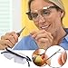 2Pcs Plastic Glasses 1.6X Magnifying Presbyopic Eyewear Makes Everything Bigger and Clearer