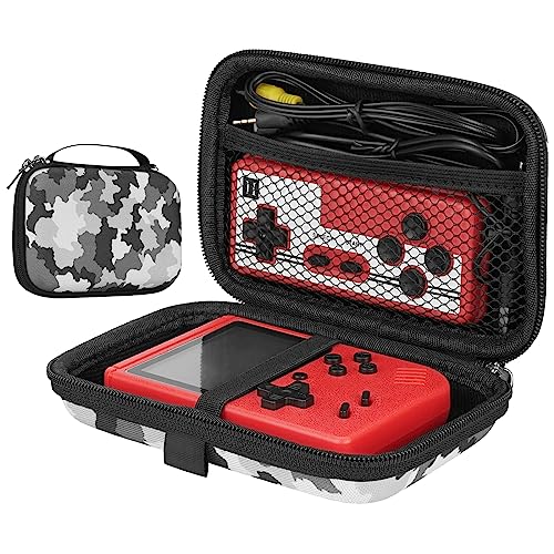 GEEKRIA Handheld Game Console Carrying Case, Protective Travel Retro Mini Game Player Box for Charging Cable, Batteries, Earpods, and Gaming Accessories at Amazon