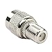 Eagles 2PCS TNC Male to F Female Jack Connector Coaxial Coax Adapter - TV Female Jack for Antennas, LAN Devices, Coaxial Cable, External Antenna