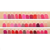 HITTIME Waterproof Lipstick Lip Gloss Lipgloss Velvet Lipstick Matt Vitality Cerise Star #03