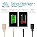 Tranesca Compatible Dual USB Wall Charger with 6ft MFI Lighting Charging Cable for iPhone X,iPhone 8/8 Plus/iPhone 7/7 Plus/iPhone 6/iPad/iPad Pro and More (Gold)