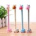 QIYO Kids Gifts Novelty Animal Giraffe Ballpoint Pens Set Gifts Prizes for Kids(4pcs)