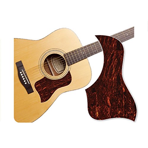 MEXUD -Shell Pickguard Style Healing Shield Acoustic Guitar Tortoise Marbling Protector