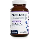Metagenics MyoCalm Plus Magnesium &amp; Valerian, Muscle Comfort, 180 Tabs | Valerian Root, Passion Flower, Lemon Balm and Magnesium Citrate, Supports Muscle Comfort, Non-GMO