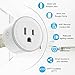 OMOTON [2 Pack] LED Wifi Smart Plug compatible with Amazon Alexa, Google Home, IFTTT, Wireless Socket Outlet Remotely Controls your Devices from anywhere, No Hub Required(Android/IOS)