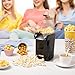 Hot Air Popcorn Popper, Aicok 1200W Fast Popcorn Maker with Measuring Cup, Removable Lid, No Oil Needed, FDA and ETL Approved, Black