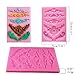 MEIBEL DIY 3D Sculpted Flower royal Lace baroque scroll Silicone Mold Fondant Mold Cupcake Cake Decoration Tool