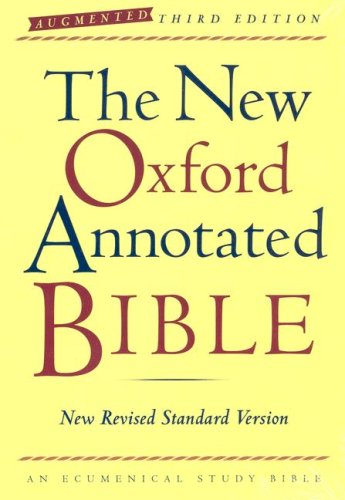 The New Oxford Annotated Bible, Augmented Third Edition, New Revised Standard Version
