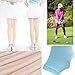FBA Golf Sun Protection Golf Pants Cool Ice Silk Stocking Sport Leggings[Skin Color]