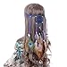 Hippie Headband Feather Dreamcatcher Headdress - AWAYTR New Fashion Boho Headwear Native American Headpiece Hippie Clothes Peacock Feather Hair Accessories