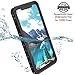 Temdan for iPhone Xs Max Case Waterproof,IP68 Waterproof Built-in Screen Protector with Strap Full Body Protective Heavy Duty Shockproof Cover for iPhone Xs Max 6.5 inch Orange