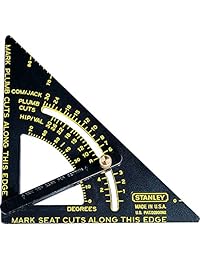Stanley 46 053 Premium herramienta escuadra ajustable para trazado rápido