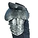 Armor Venue - Dark Warrior Pauldrons with Sword Breakers - Metallic - One Size Armour