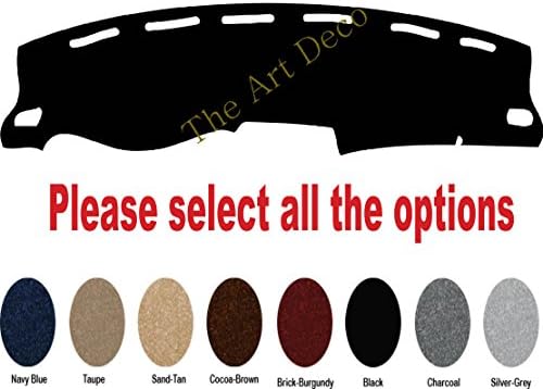 Dash Cover for DODGE CALIBER- Dash Mat Pad - Premium Custom Carpet (Fits 2007~2009, Silver-Grey)