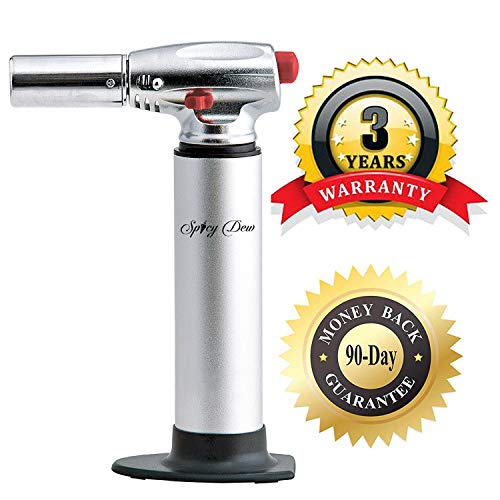 Spicy Dew Blow Torch Creme Brulee Torch Refillable Professional