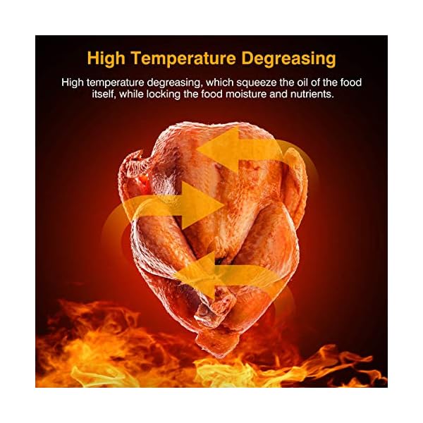 Muzili-Air-Fryer-Digital-Mini-Air-Fryer-6-in-1-Oil-Free-Healthy-Fryer-Family-Size-Capacity-OvenCooker-for-Low-Fat-Cooking-Timer-and-Fully-Adjustable-Temperature-Control-LED-Display Muzili Air Fryer, Digital Mini Air Fryer 6-in-1 Oil Free Healthy Fryer Family-Size Capacity Oven/Cooker for Low Fat Cooking Timer and Fully Adjustable Temperature Control, LED Display