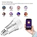Smart WiFi Light Bulb Smart Lighting Lamp Dimmable Timer RGB Led Bulbs Color Ambiance Compatible with Alexa Remote Control by Smartphone IOS & Android Google Assistant Daylight & Nightlight 6.5W 