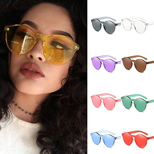 Clearance Sale!OverDose Women Fashion Cat Eye Shades Sunglasses Integrated UV Candy Colored Glasses