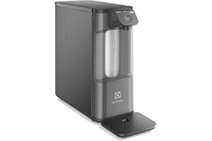 Electrolux Purificador de Água Gelada Fria e Natural Elétrico Compacto Eletronico placa Filtro refil 6 meses ou 3000l Painel Touch Bivolt grafite PE12G