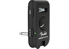 Fender Mustang Micro Plus Headphone Amplifier with Rechargeable Battery, Bluetooth Audio Streaming and 50 Amp and Effects Mod