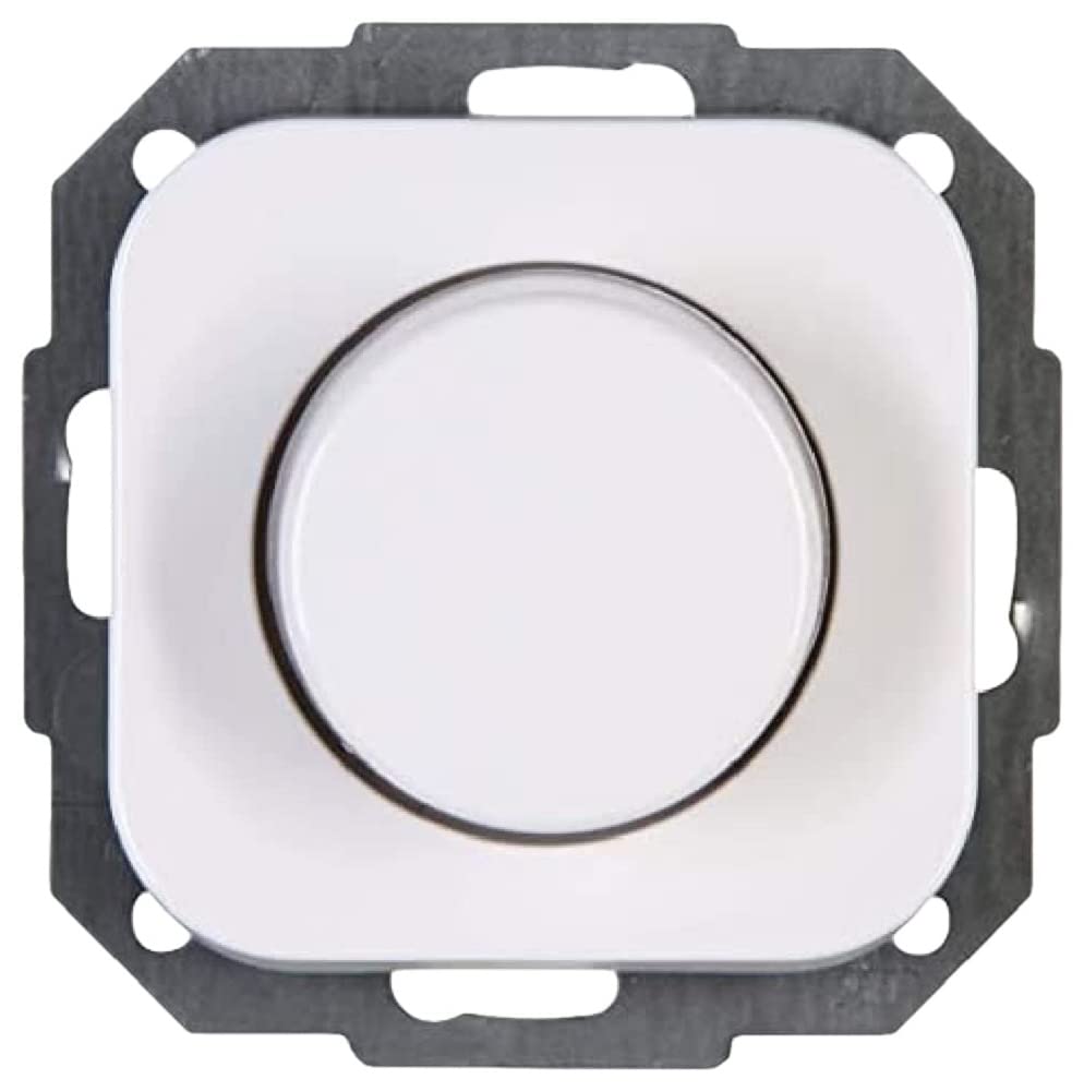 Kopp Donau 846902007 Pressure-Change Dimmer for LED Bulbs and Halogen Lamps Arctic White