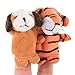 Acekid 12pcs Soft Plush Animal Finger Puppets Set Velvet Animal Style.