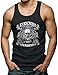 Lucky 7 Live To Ride - Biker Chopper Motocycle Men's Tank Top T-shirt