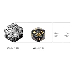 Endless Chaos Dice (Rainbow) D20 Dice with Celtic