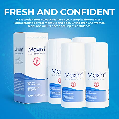 Maxim Clinical Strength Antiperspirant & Deodorant for Women & Men, AntiSweat Deodorant