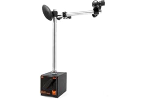 Wen 10711 Industrial-Strength Adjustable Magnetic Base for Dial Indicators