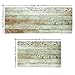 Kitchen Floor Comfort Mat Set, HiiARug Anti Fatigue Standing Mats 2-Pack Kitchen Runner and Rug Waterproof Oil Proof Ergonomic PU Leather Cushioned Kitchen Rug Set (Wood Pattern2, 18
