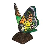 Chloe Lighting CH09B220NL 1-Light Tiffany-Style Butterfly Light, 10 x 6 x 6