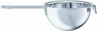 RÖSLE Wasserbadschüssel, Hochwertiger Schmelztopf für Schokolade und Saucen mit Drahtgriff und Topfauflage, Edelstahl 18/10, 20 cm, Spülmaschinengeeignet