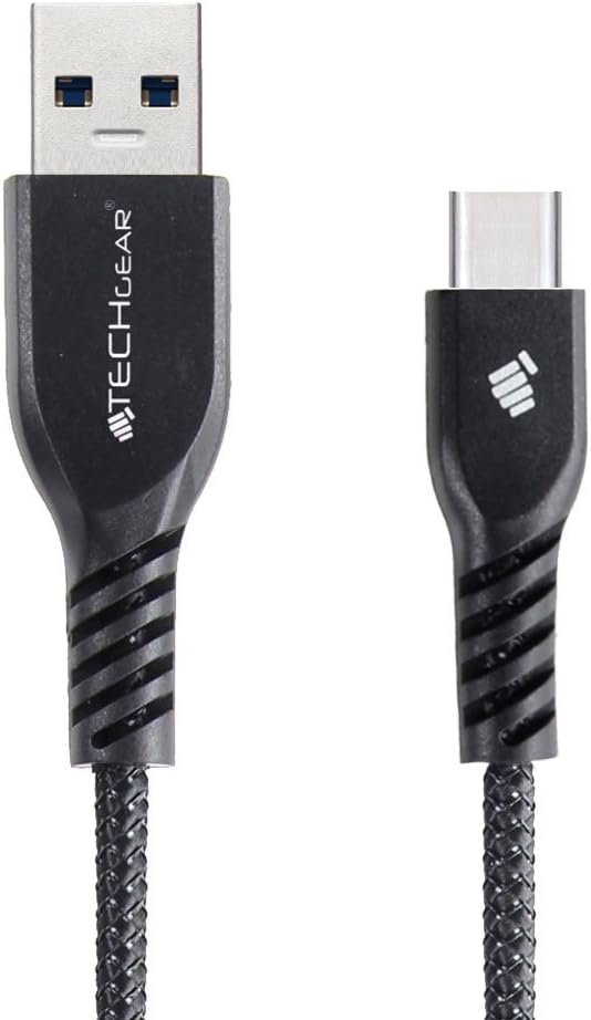 TECHGEAR High Durability Braided USB C Charging Data Cable (1m/3.3ft) for USB Type-C Compatible with iPad Pro 11" 12.9" 13" 2025-2018 - Image 3