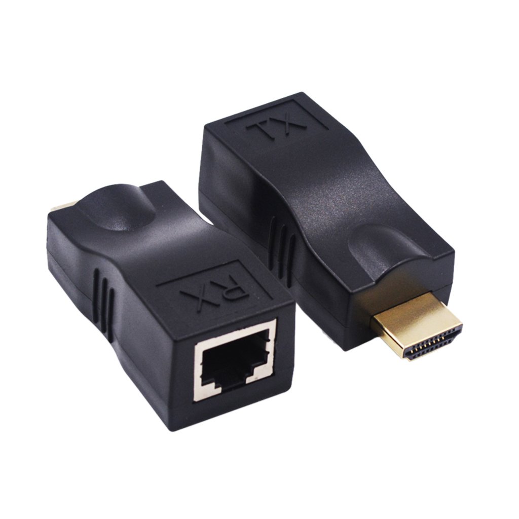 Dovewill 2Pcs HDMI Repeater, HDMI To RJ45 Network Cable