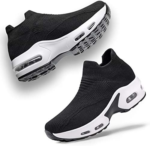 black mesh trainers womens