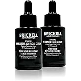 Brickell Men's Daily Anti-Aging Day and Night Serum Routine, All Natural and Organic, Unscented