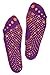 FitSox Grip Socks - Yoga, Martial Arts, Dance Anti-Slip/Non-Slip, 1 Pair, US Size 8-10. Purple/Orange