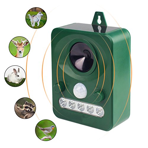 Animal Pest Repellent,Wikoo Effective Solar Battery Powered Outdoor Ultrasonic Pest and Animal Repellent, Pest and Animal Control Rodent (Green) Animal Pest Repellent,Wikoo Effective Solar Battery Powered Outdoor Ultrasonic Pest and Animal Repellent, Pest and Animal Control Rodent (Green)