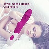 Compia Best Fun Unique Super Comfortable and Super Stimulation Double Vibrating Female Vibrator-Double Stimulation From Inside and Out Vibrator Sex Toys Funny Gifts