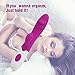 Compia Best Fun Unique Super Comfortable and Super Stimulation Double Vibrating Female Vibrator-Double Stimulation From Inside and Out Vibrator Sex Toys Funny Gifts